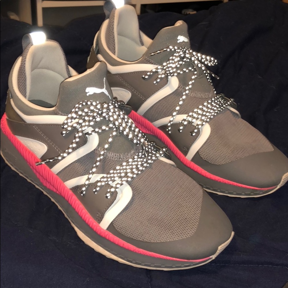 Reflective Puma shoes